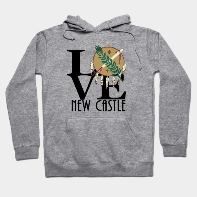 LOVE New Castle Oklahoma Hoodie by Oklahoma